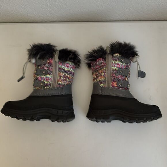 Dream Pairs Kids Waterproof Snow Boots Size 9T - Picture 6 of 12